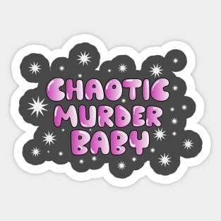 Chaotic Murder Baby Sticker